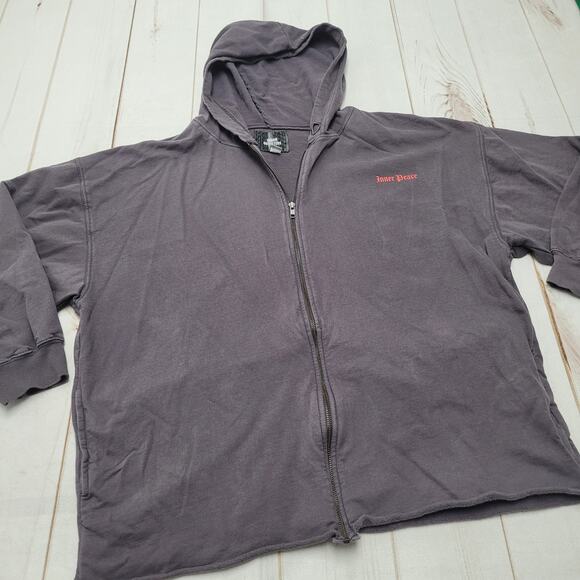 Urban Outfitters UO Hugh inner peace oversized hoodie sweatshirt 100% cotton - Picture 2 of 10